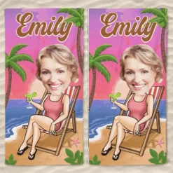 Custom Photo Summer Vibes - Family Personalized Custom Beach Towel - Summer Vacation Gift, Birthday Pool Party Gift For Family Members 12 Custom Photo Summer Vibes - Family Personalized Custom Beach Towel - Summer Vacation Gift, Birthday Pool Party Gift For Family Members -Pawfect House Store 6674035b1e555