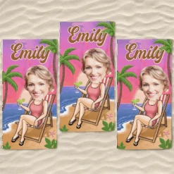 Custom Photo Summer Vibes - Family Personalized Custom Beach Towel - Summer Vacation Gift, Birthday Pool Party Gift For Family Members 13 Custom Photo Summer Vibes - Family Personalized Custom Beach Towel - Summer Vacation Gift, Birthday Pool Party Gift For Family Members -Pawfect House Store 667403619bb62