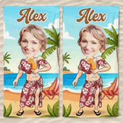 Custom Photo Vacay Vibes - Family Personalized Custom Beach Towel - Summer Vacation Gift, Birthday Pool Party Gift For Family Members 12 Custom Photo Vacay Vibes - Family Personalized Custom Beach Towel - Summer Vacation Gift, Birthday Pool Party Gift For Family Members -Pawfect House Store 66740bfd59b11