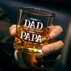 First Daddy, Now Grandpa - Family Personalized Custom Whiskey Glass - Gift For Dad, Grandpa 7 First Daddy, Now Grandpa - Family Personalized Custom Whiskey Glass - Gift For Dad, Grandpa -Pawfect House Store 66750e6db65a4