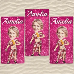 Custom Photo Running Towards The Beach And The Sun - Family Personalized Custom Beach Towel - Summer Vacation Gift, Birthday Pool Party Gift For Family Members 14 Custom Photo Running Towards The Beach And The Sun - Family Personalized Custom Beach Towel - Summer Vacation Gift, Birthday Pool Party Gift For Family Members -Pawfect House Store 667537557e2c9