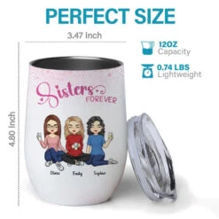 Always Sisters - Bestie Personalized Custom Wine Tumbler - Gift For Best Friends, BFF, Sisters 6 Always Sisters - Bestie Personalized Custom Wine Tumbler - Gift For Best Friends, BFF, Sisters -Pawfect House Store 667931fb413c7