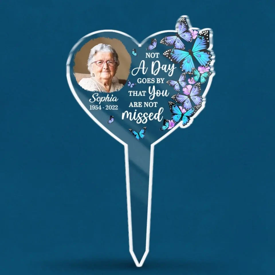 Custom Photo A Beautiful Soul - Memorial Personalized Custom Stain Glass Style Acrylic Garden Stake - Sympathy Gift For Family Members 1 Custom Photo A Beautiful Soul - Memorial Personalized Custom Stain Glass Style Acrylic Garden Stake - Sympathy Gift For Family Members