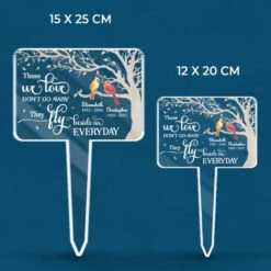Those We Love Don't Go Away, They Fly Beside Us Every Day - Memorial Personalized Custom Stain Glass Style Acrylic Garden Stake - Sympathy Gift For Family Members 11 Those We Love Don't Go Away, They Fly Beside Us Every Day - Memorial Personalized Custom Stain Glass Style Acrylic Garden Stake - Sympathy Gift For Family Members -Pawfect House Store 667a887cf1bfd