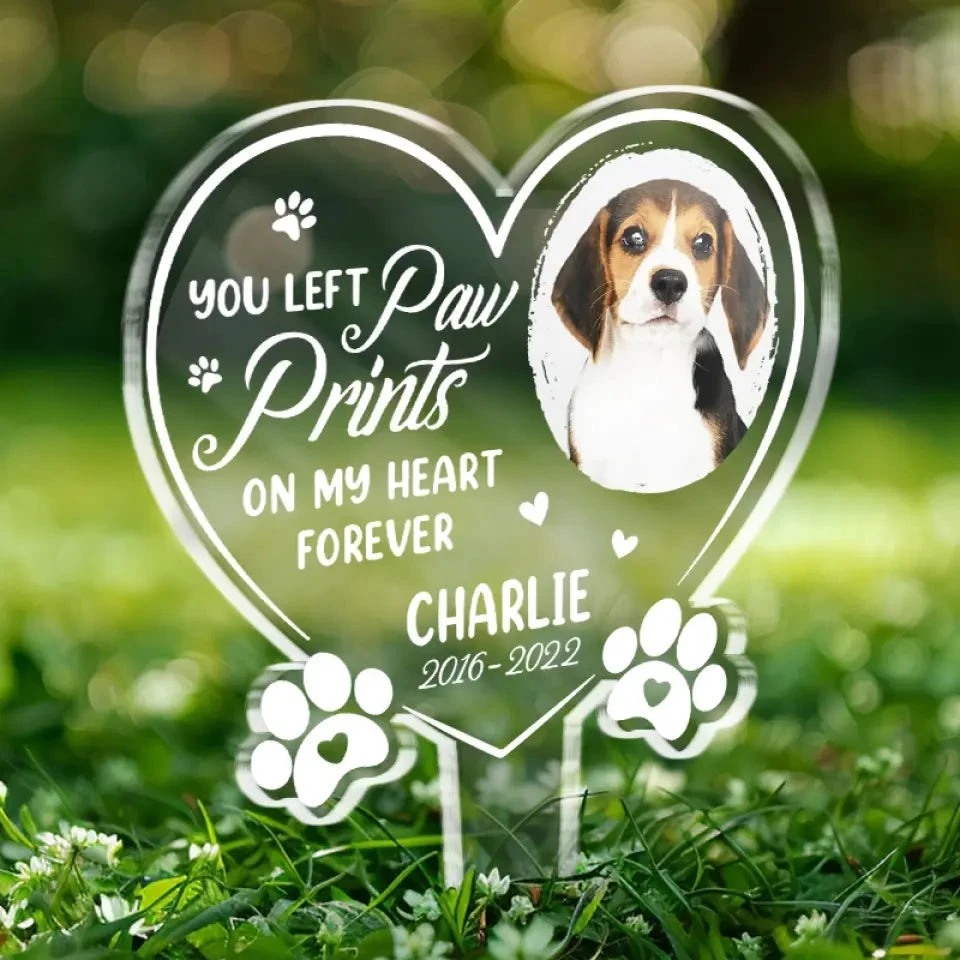 Custom Photo Always Love You - Memorial Personalized Custom Stain Glass Style Acrylic Garden Stake - Sympathy Gift For Pet Owners, Pet Lovers 3 Custom Photo Always Love You - Memorial Personalized Custom Stain Glass Style Acrylic Garden Stake - Sympathy Gift For Pet Owners, Pet Lovers - Image 3