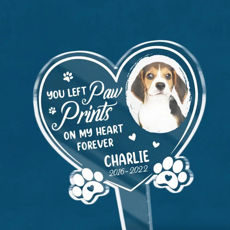 Custom Photo Always Love You - Memorial Personalized Custom Stain Glass Style Acrylic Garden Stake - Sympathy Gift For Pet Owners, Pet Lovers 5 Custom Photo Always Love You - Memorial Personalized Custom Stain Glass Style Acrylic Garden Stake - Sympathy Gift For Pet Owners, Pet Lovers - Image 5