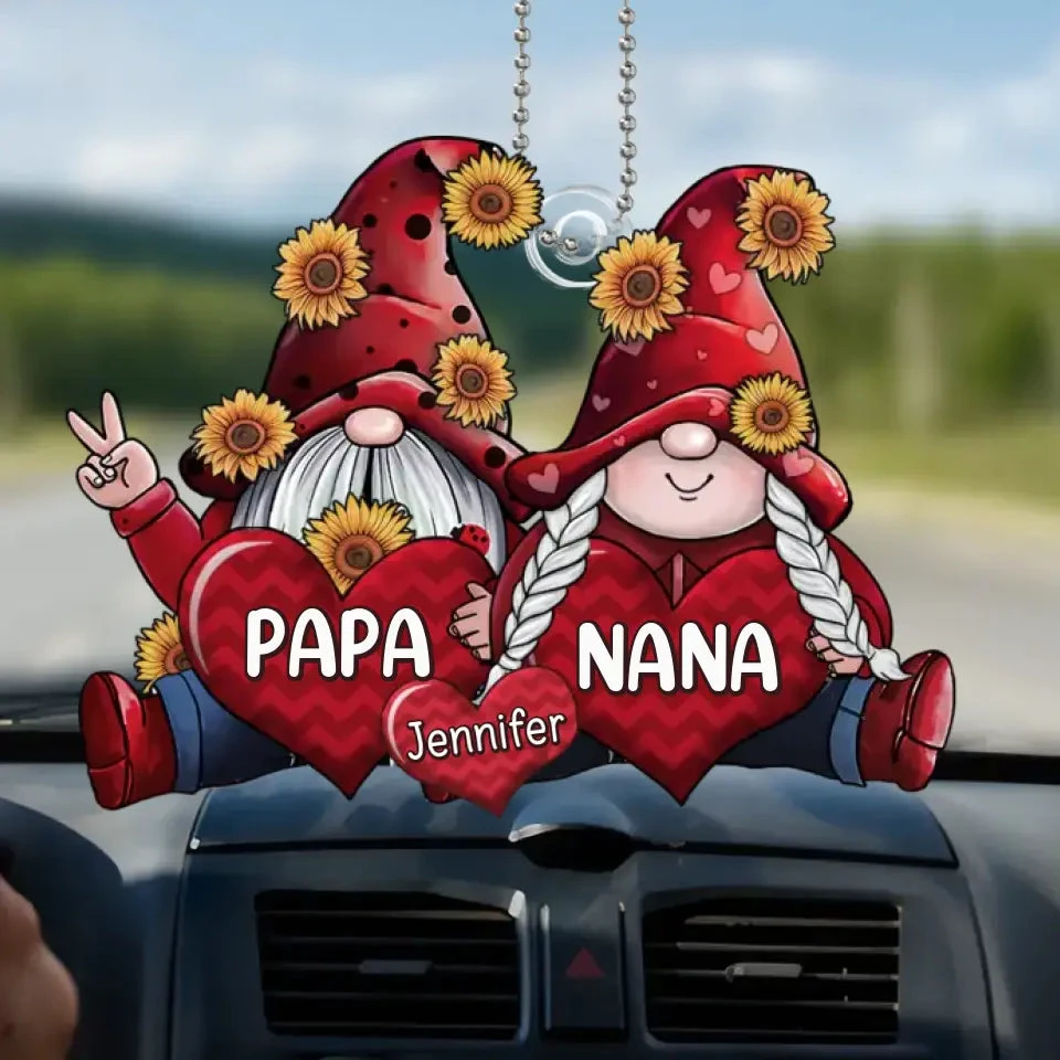 Time Together As A Family Is A Gift - Family Personalized Custom Car Ornament - Acrylic Custom Shaped - Gift For Mom, Grandma, Dad, Grandpa 2 Time Together As A Family Is A Gift - Family Personalized Custom Car Ornament - Acrylic Custom Shaped - Gift For Mom, Grandma, Dad, Grandpa - Image 2