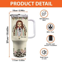 To Teach Is To Touch A Life Forever - Teacher Personalized Custom 40 Oz Stainless Steel Tumbler With Handle - Gift For Teacher 7 To Teach Is To Touch A Life Forever - Teacher Personalized Custom 40 Oz Stainless Steel Tumbler With Handle - Gift For Teacher -Pawfect House Store 667af8c1bef13