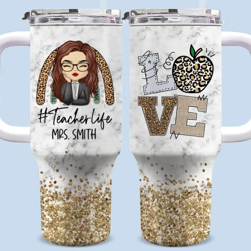 Teaching Is Not Just A Profession, It’s A Superpower - Teacher Personalized Custom 40 Oz Stainless Steel Tumbler With Handle - Gift For Teacher 1 Teaching Is Not Just A Profession, It’s A Superpower - Teacher Personalized Custom 40 Oz Stainless Steel Tumbler With Handle - Gift For Teacher