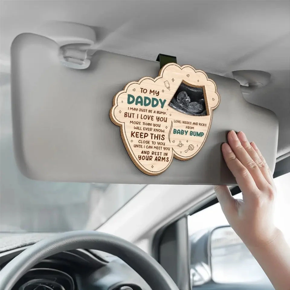 Custom Photo I Love You More Than You Will Ever Know - Family Personalized Custom Car Visor Clip - Gift For Family Members 4 Custom Photo I Love You More Than You Will Ever Know - Family Personalized Custom Car Visor Clip - Gift For Family Members - Image 4