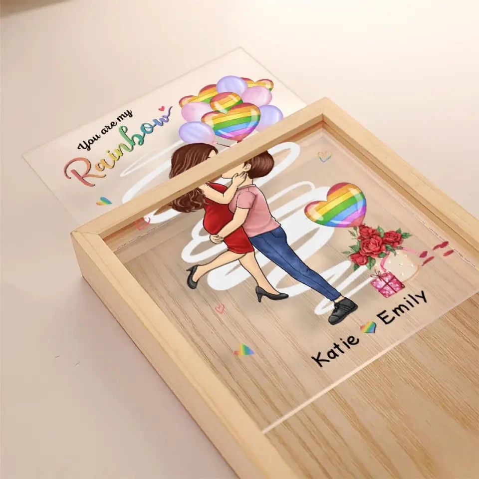 I Need You Like A Heart Needs A Beat - Couple Personalized Custom Frame Light Box - Gift For Husband Wife, Anniversary, LGBTQ+ 4 I Need You Like A Heart Needs A Beat - Couple Personalized Custom Frame Light Box - Gift For Husband Wife, Anniversary, LGBTQ+ - Image 4