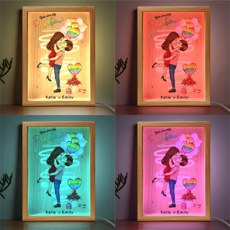 I Need You Like A Heart Needs A Beat - Couple Personalized Custom Frame Light Box - Gift For Husband Wife, Anniversary, LGBTQ+ 5 I Need You Like A Heart Needs A Beat - Couple Personalized Custom Frame Light Box - Gift For Husband Wife, Anniversary, LGBTQ+ - Image 5