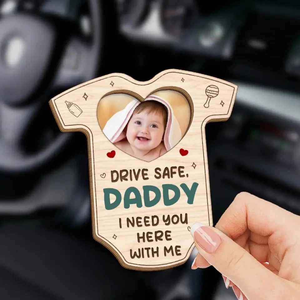 Custom Photo I Need You Here - Family Personalized Custom Car Visor Clip - Gift For Family Members 3 Custom Photo I Need You Here - Family Personalized Custom Car Visor Clip - Gift For Family Members - Image 3