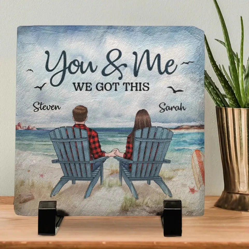 You Are The Love Of My Life - Couple Personalized Custom Square Shaped Stone With Stand - Gift For Husband Wife, Anniversary 3 You Are The Love Of My Life - Couple Personalized Custom Square Shaped Stone With Stand - Gift For Husband Wife, Anniversary - Image 3