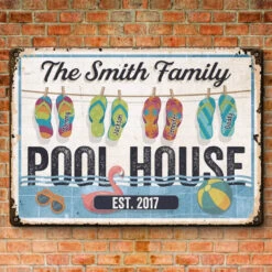 Together Is A Beautiful Place To Be - Family Personalized Custom Home Decor Metal Sign - House Warming Gift For Family Members -Pawfect House Store 667d0bfa3a021