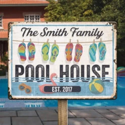 Together Is A Beautiful Place To Be - Family Personalized Custom Home Decor Metal Sign - House Warming Gift For Family Members -Pawfect House Store 667d0bfb3c4d7