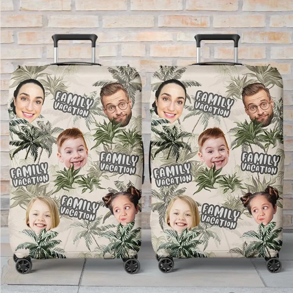 Custom Photo Family Trip Makes The Dream Trip - Family Personalized Custom Luggage Cover - Summer Vacation Gift For Family Members 1 Custom Photo Family Trip Makes The Dream Trip - Family Personalized Custom Luggage Cover - Summer Vacation Gift For Family Members