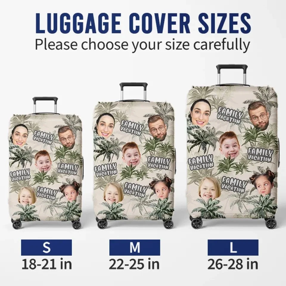 Custom Photo Family Trip Makes The Dream Trip - Family Personalized Custom Luggage Cover - Summer Vacation Gift For Family Members 6 Custom Photo Family Trip Makes The Dream Trip - Family Personalized Custom Luggage Cover - Summer Vacation Gift For Family Members - Image 6
