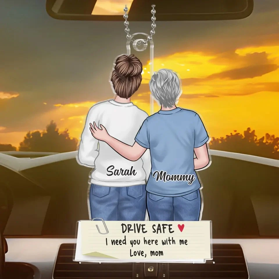 I Need You To Be Here With Me - Family Personalized Custom Car Ornament - Acrylic Custom Shaped - Gift For Mom, Daughter, Son 3 I Need You To Be Here With Me - Family Personalized Custom Car Ornament - Acrylic Custom Shaped - Gift For Mom, Daughter, Son - Image 3