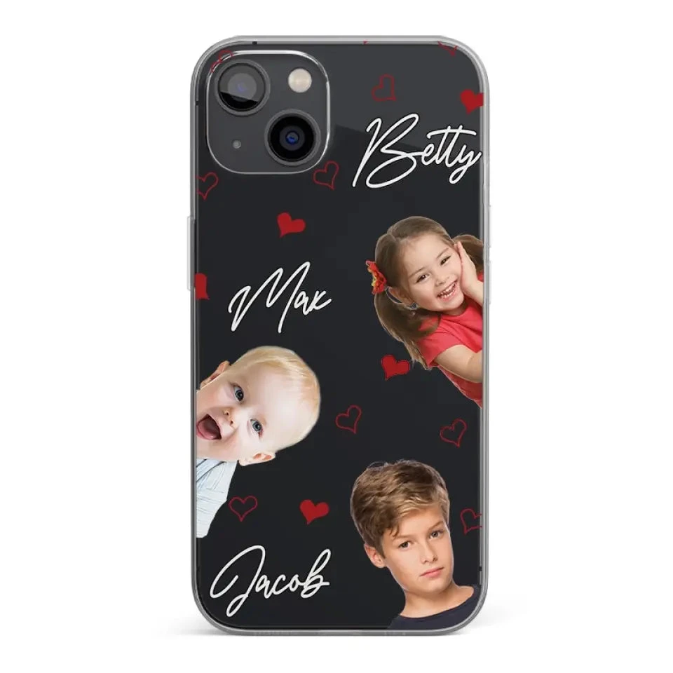Custom Photo Love You So Much - Family Personalized Custom Clear Phone Case - Gift For Mom, Grandma 1 Custom Photo Love You So Much - Family Personalized Custom Clear Phone Case - Gift For Mom, Grandma