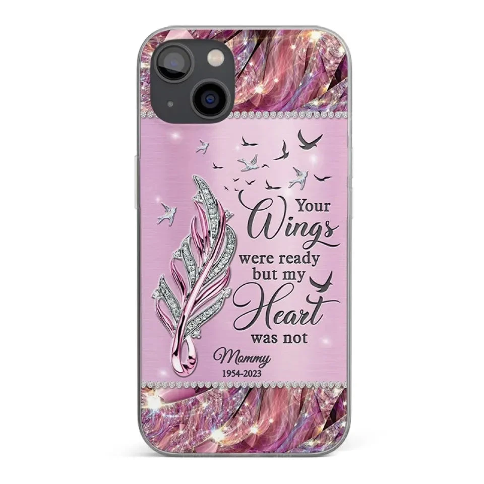 You'll Always Be In My Heart - Memorial Personalized Custom Clear Phone Case - Sympathy Gift For Family Members 1 You'll Always Be In My Heart - Memorial Personalized Custom Clear Phone Case - Sympathy Gift For Family Members