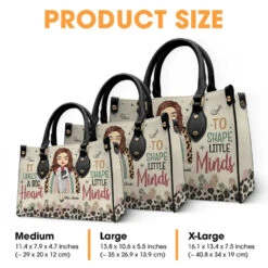 It Takes A Big Heart To Shape Little Minds - Teacher Personalized Custom Leather Handbag - Gift For Teacher 9 It Takes A Big Heart To Shape Little Minds - Teacher Personalized Custom Leather Handbag - Gift For Teacher -Pawfect House Store 6682253d5bac5