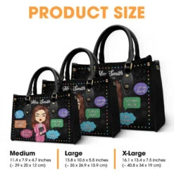 Teaching Is My Jam - Teacher Personalized Custom Leather Handbag - Gift For Teacher 9 Teaching Is My Jam - Teacher Personalized Custom Leather Handbag - Gift For Teacher -Pawfect House Store 6682261774cde