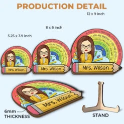 You Can Do Anything - Teacher Personalized Custom 2-Layered Wooden Plaque With Stand - Gift For Teacher 12 You Can Do Anything - Teacher Personalized Custom 2-Layered Wooden Plaque With Stand - Gift For Teacher -Pawfect House Store 6682353ab203c