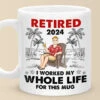 I Deserve This Mug - Personalized Custom Mug - Appreciation, Retirement Gift For Coworkers, Work Friends, Colleagues
