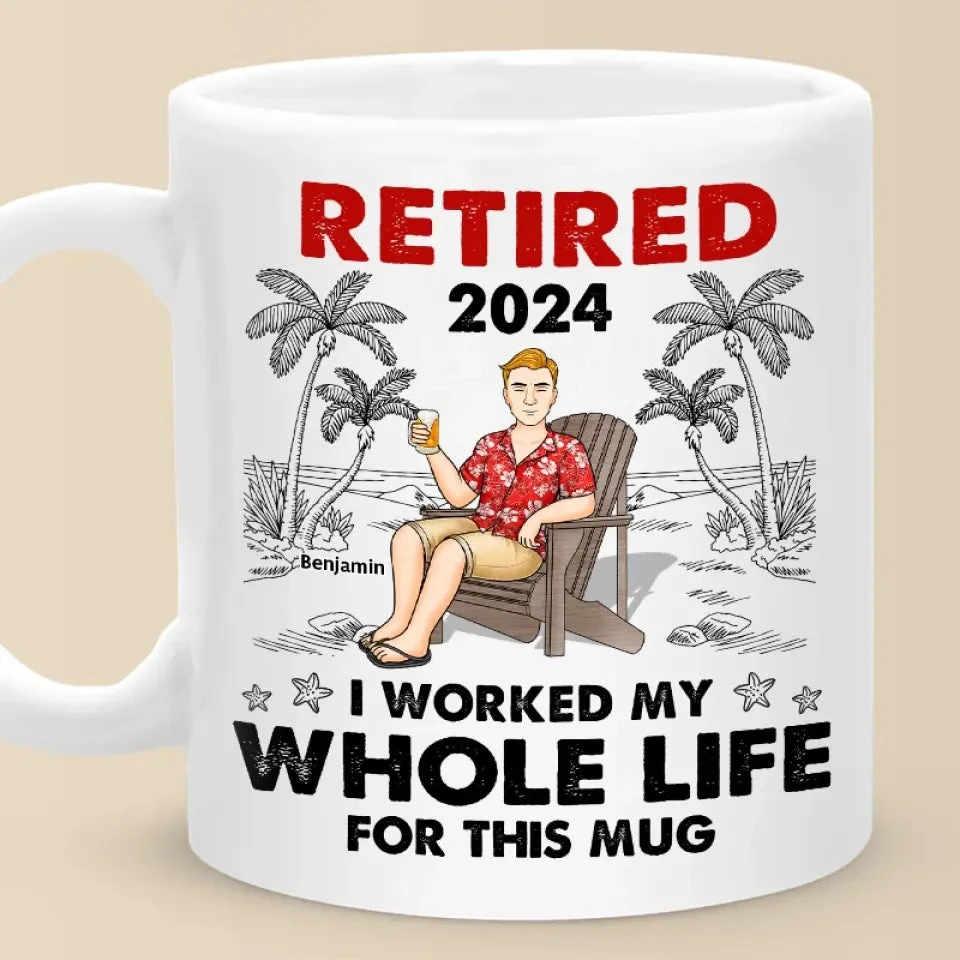 I Deserve This Mug - Personalized Custom Mug - Appreciation, Retirement Gift For Coworkers, Work Friends, Colleagues 1 I Deserve This Mug - Personalized Custom Mug - Appreciation, Retirement Gift For Coworkers, Work Friends, Colleagues