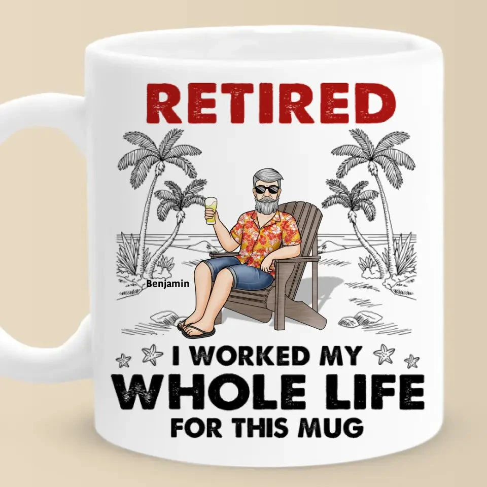 I Deserve This Mug - Personalized Custom Mug - Appreciation, Retirement Gift For Coworkers, Work Friends, Colleagues 2 I Deserve This Mug - Personalized Custom Mug - Appreciation, Retirement Gift For Coworkers, Work Friends, Colleagues - Image 2