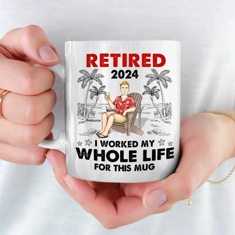 I Deserve This Mug - Personalized Custom Mug - Appreciation, Retirement Gift For Coworkers, Work Friends, Colleagues 3 I Deserve This Mug - Personalized Custom Mug - Appreciation, Retirement Gift For Coworkers, Work Friends, Colleagues - Image 3