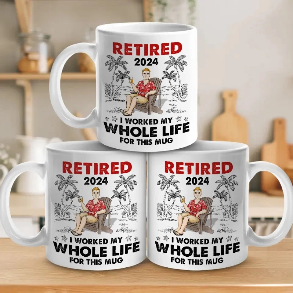 I Deserve This Mug - Personalized Custom Mug - Appreciation, Retirement Gift For Coworkers, Work Friends, Colleagues 4 I Deserve This Mug - Personalized Custom Mug - Appreciation, Retirement Gift For Coworkers, Work Friends, Colleagues - Image 4