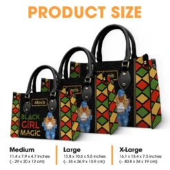 Power Of Black Girl - Bestie Personalized Custom Leather Handbag - Gift For Best Friends, BFF, Sisters 9 Power Of Black Girl - Bestie Personalized Custom Leather Handbag - Gift For Best Friends, BFF, Sisters -Pawfect House Store 66826a43cff35