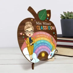 Welcome To My Classroom - Teacher Personalized Custom 2-Layered Wooden Plaque With Stand - Gift For Teacher 10 Welcome To My Classroom - Teacher Personalized Custom 2-Layered Wooden Plaque With Stand - Gift For Teacher -Pawfect House Store 668272c44caec