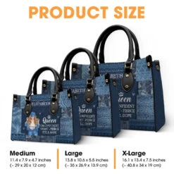Queen I'm Confident - Bestie Personalized Custom Leather Handbag - Gift For Best Friends, BFF, Sisters -Pawfect House Store 6682816113bfc