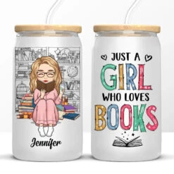 Books Are A Uniquely Portable Magic - Personalized Custom Glass Cup, Iced Coffee Cup - Gift For Book Lovers 11 Books Are A Uniquely Portable Magic - Personalized Custom Glass Cup, Iced Coffee Cup - Gift For Book Lovers -Pawfect House Store 66835d2e5279b