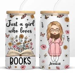 Just One More Chapter - Personalized Custom Glass Cup, Iced Coffee Cup - Gift For Book Lovers 11 Just One More Chapter - Personalized Custom Glass Cup, Iced Coffee Cup - Gift For Book Lovers -Pawfect House Store 66836e11430d7