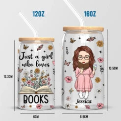 Just One More Chapter - Personalized Custom Glass Cup, Iced Coffee Cup - Gift For Book Lovers 10 Just One More Chapter - Personalized Custom Glass Cup, Iced Coffee Cup - Gift For Book Lovers -Pawfect House Store 66836eb51038d