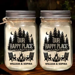Life Is Better Around The Campfire - Camping Personalized Custom Mason Jar Light - Gift For Couple, Husband Wife, Camping Lovers 8 Life Is Better Around The Campfire - Camping Personalized Custom Mason Jar Light - Gift For Couple, Husband Wife, Camping Lovers -Pawfect House Store 668370ff16ae7