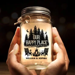 Life Is Better Around The Campfire - Camping Personalized Custom Mason Jar Light - Gift For Couple, Husband Wife, Camping Lovers 11 Life Is Better Around The Campfire - Camping Personalized Custom Mason Jar Light - Gift For Couple, Husband Wife, Camping Lovers -Pawfect House Store 6683712e60e8d