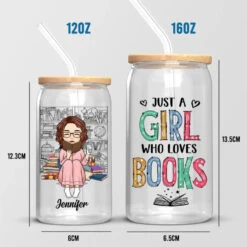 Books Are A Uniquely Portable Magic - Personalized Custom Glass Cup, Iced Coffee Cup - Gift For Book Lovers 10 Books Are A Uniquely Portable Magic - Personalized Custom Glass Cup, Iced Coffee Cup - Gift For Book Lovers -Pawfect House Store 6683830a6ba63