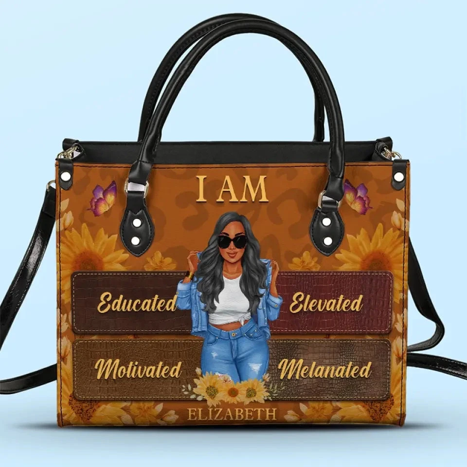 This Is Who I Am - Bestie Personalized Custom Leather Handbag - Gift For Best Friends, BFF, Sisters 1 This Is Who I Am - Bestie Personalized Custom Leather Handbag - Gift For Best Friends, BFF, Sisters
