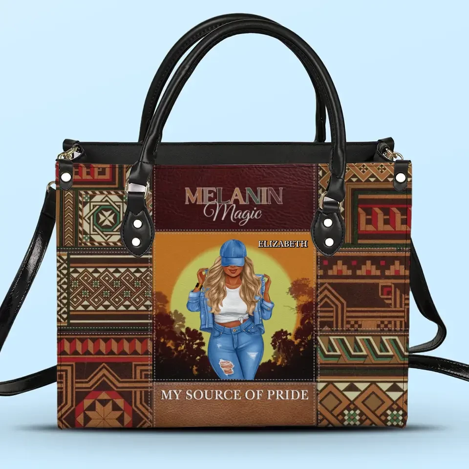 The Furest Form Of Art - Bestie Personalized Custom Leather Handbag - Gift For Best Friends, BFF, Sisters 2 The Furest Form Of Art - Bestie Personalized Custom Leather Handbag - Gift For Best Friends, BFF, Sisters - Image 2