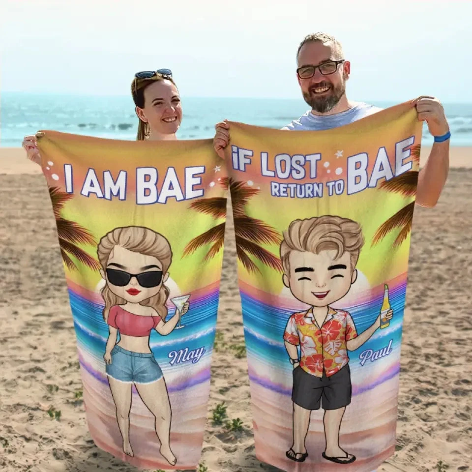 Summer Love Is Like No Other - Couple Personalized Custom Beach Towel - Summer Vacation Gift For Husband Wife, Anniversary 1 Summer Love Is Like No Other - Couple Personalized Custom Beach Towel - Summer Vacation Gift For Husband Wife, Anniversary