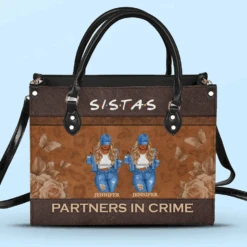 Partners In Crime - Bestie Personalized Custom Leather Handbag - Gift For Best Friends, BFF, Sisters 6 Partners In Crime - Bestie Personalized Custom Leather Handbag - Gift For Best Friends, BFF, Sisters -Pawfect House Store 6683ae0f0002f