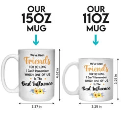 We've Been Friends For So Long - Bestie Personalized Custom Mug - Gift For Best Friends, BFF, Sisters 9 We've Been Friends For So Long - Bestie Personalized Custom Mug - Gift For Best Friends, BFF, Sisters -Pawfect House Store 6683b7e88375b