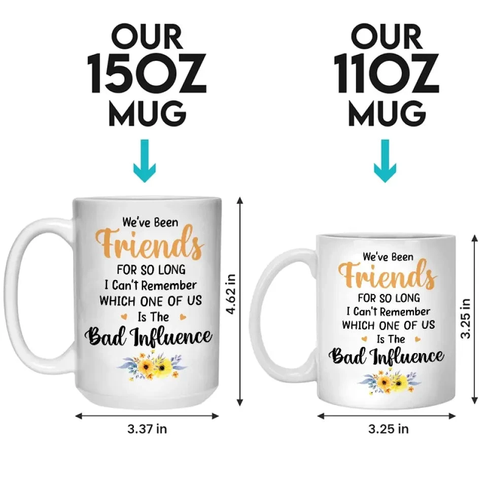 We've Been Friends For So Long - Bestie Personalized Custom Mug - Gift For Best Friends, BFF, Sisters 5 We've Been Friends For So Long - Bestie Personalized Custom Mug - Gift For Best Friends, BFF, Sisters - Image 5