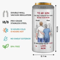 Congrats On Becoming A Dad - Family Personalized Custom 4 In 1 Can Cooler Tumbler - Gift For Son, Grandson 10 Congrats On Becoming A Dad - Family Personalized Custom 4 In 1 Can Cooler Tumbler - Gift For Son, Grandson -Pawfect House Store 6683d4bb1aa1e