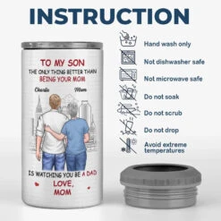 Congrats On Becoming A Dad - Family Personalized Custom 4 In 1 Can Cooler Tumbler - Gift For Son, Grandson 11 Congrats On Becoming A Dad - Family Personalized Custom 4 In 1 Can Cooler Tumbler - Gift For Son, Grandson -Pawfect House Store 6683d4bbedc46